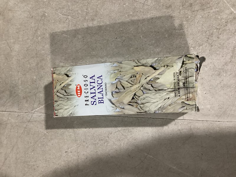 Condition photo showing Good Condition for hem white sage incense sticks – 6 hexa tubes × 20g (approx. 120 sticks) – cleansing & purifying herbal aroma for smudging, meditation, relaxation & home fragrance 6x20 hexa