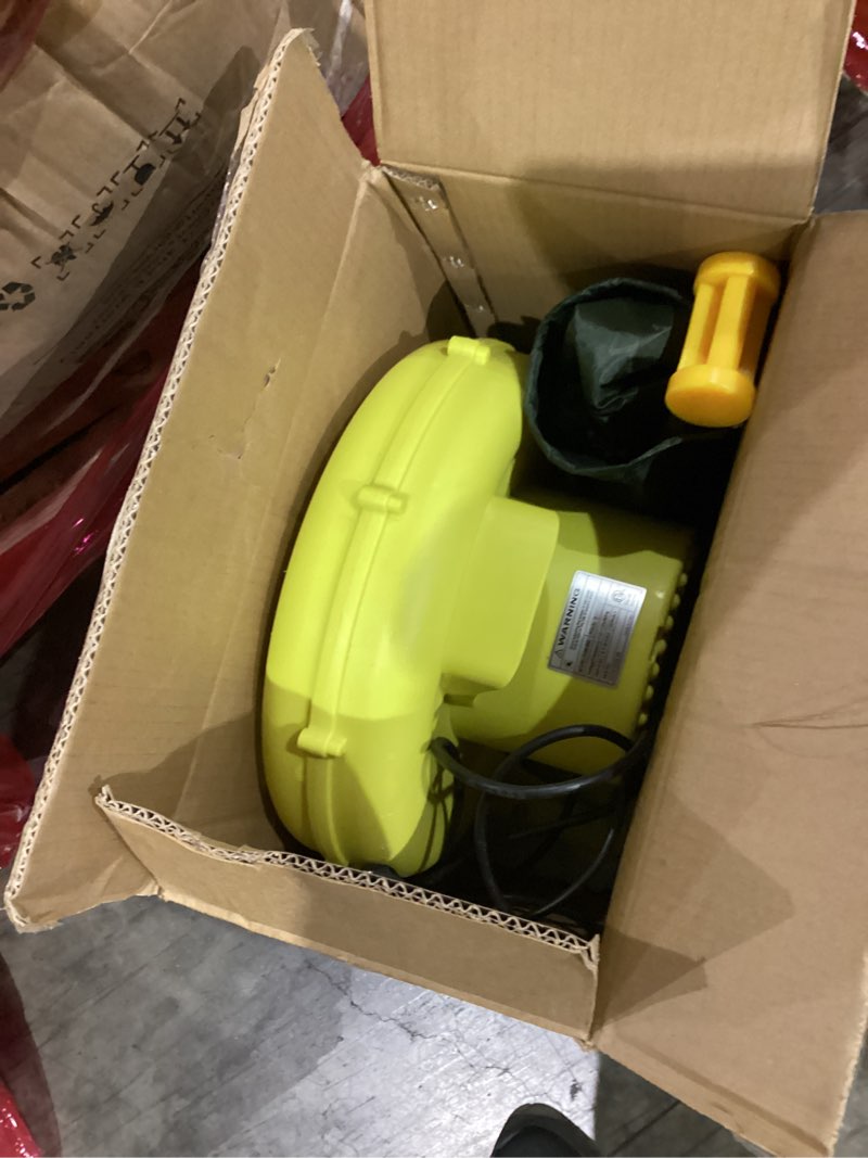 Condition photo showing Good Condition for 750w 1hp air blower, gonflable bounce house inflatable blower, electric air fan pump commercial for inflatables bubble house, spray booth, bouncy castle, water slide