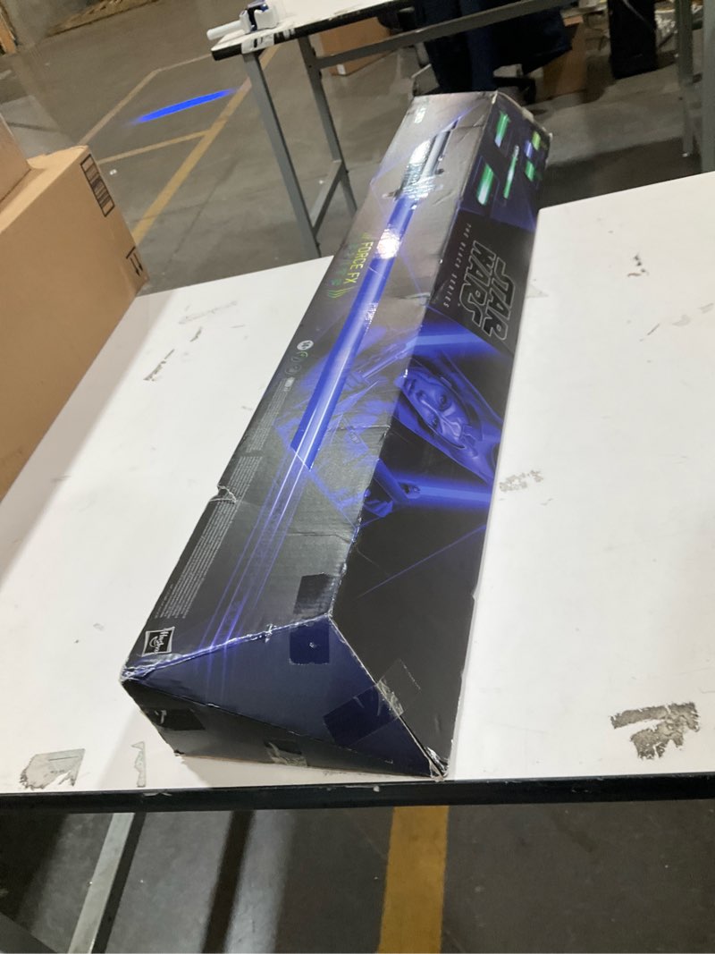 Condition photo showing As Is for Star Wars The Black Series Ahsoka Tano Force FX Elite Lightsaber with Advanced LEDs and Sound Effects, Adult Collectible Roleplay Item