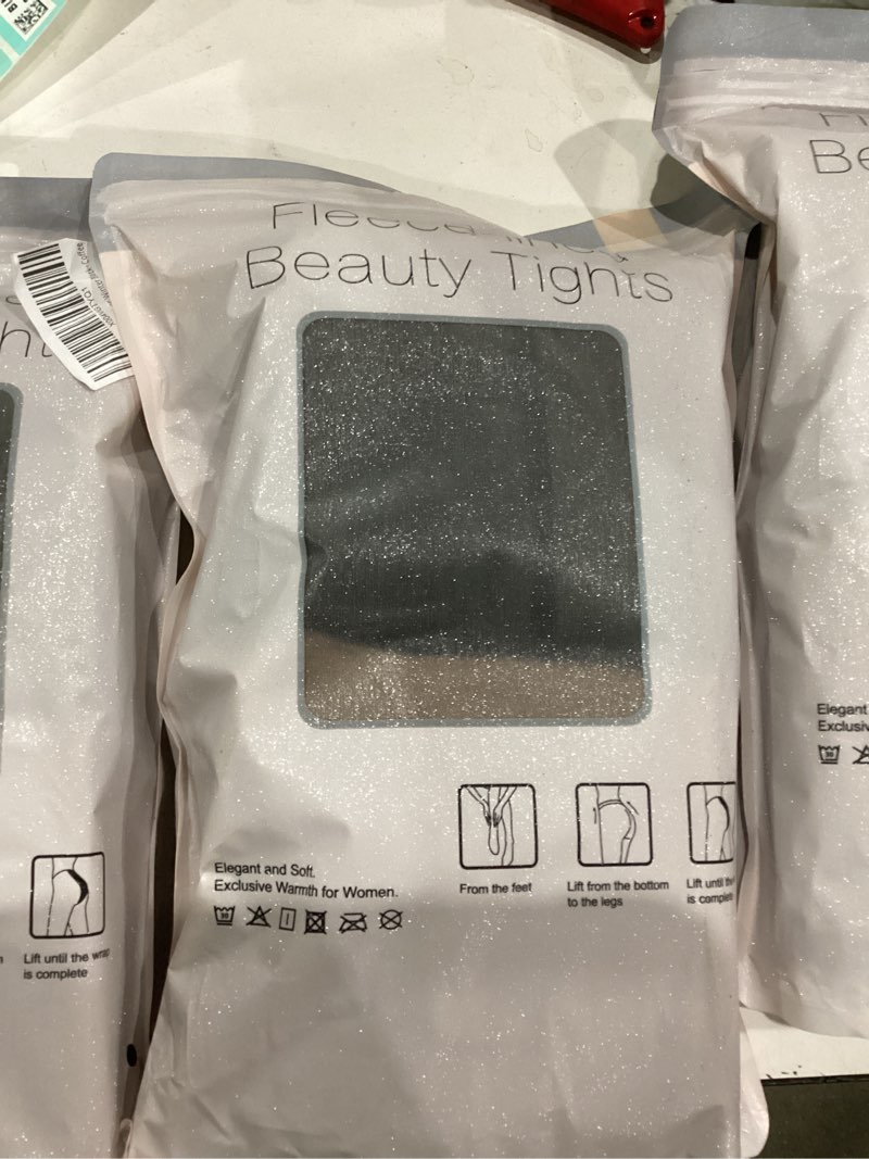 Condition photo showing Good Condition for Fleece Lined Tights Sheer Women - Fake Translucent Warm Pantyhose Leggings Sheer Thick Tights for Winter Medium Black+coffee