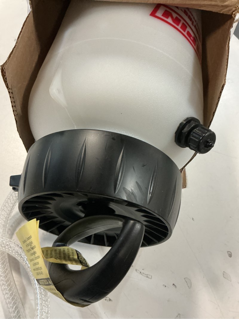 Condition photo showing Good Condition for Chapin 26021XP Made in USA 2-Gallon Heavy-Duty Compression Sprayer for Professional Use, with 3 nozzles -one Brass, Pressure Relief Valve, Comfort Grip Handle, Translucent White 2-Gallon Pump sprayer