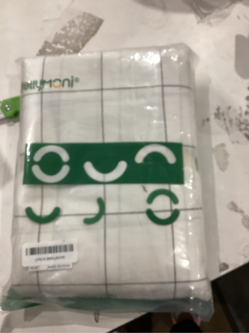 Condition photo showing Good Condition for jellymoni 100% natural cotton 2pcs plaid duvet cover sets,white with black grid geometric pattern printed comforter cover,with zipper closure & corner ties(twin size) twin(68"×90") 0603