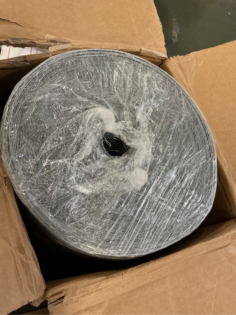 Condition photo showing New/Like New for Hot-Dip galvanized after Welding Chicken Wire Fencing,1/2inch 19Ga 48"x100' Hardware Cloth, Raised Garden Bed Supports Wire Mesh Roll, galvanized Wire Mesh Fence Prevent Snake, Raccoons, Foxes 19G 1/2 48"x100' Silver