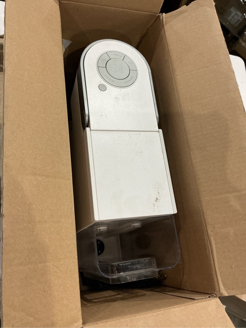 Condition photo showing As Is for keurig k-slim single serve k-cup pod coffee maker, multistream technology, 3 brew sizes, slim and sleek design, 46oz removable reservoir, white