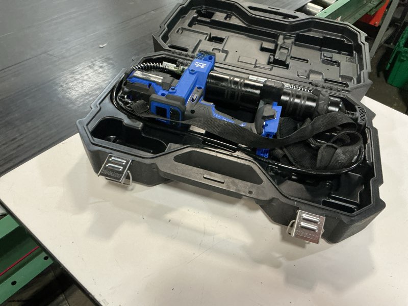 Condition photo showing As Is for  kobalt 24-volt grease gun
