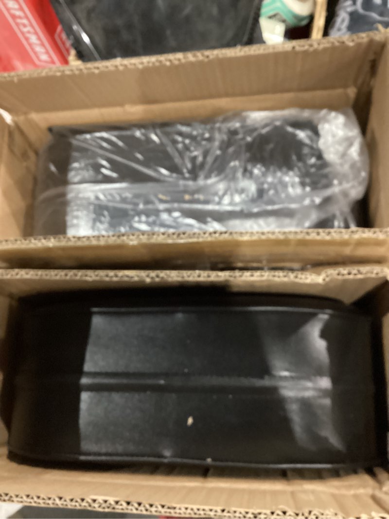 Condition photo showing Good Condition for 2PK Salon Booster Seat Cushion for Hair Cutting Salon Leather Pads, Boat Booster seat Cushion, Styling Chair Seat Booster, Barber Beauty Salon Spa Equipment Black Medium Size - Black 2PK