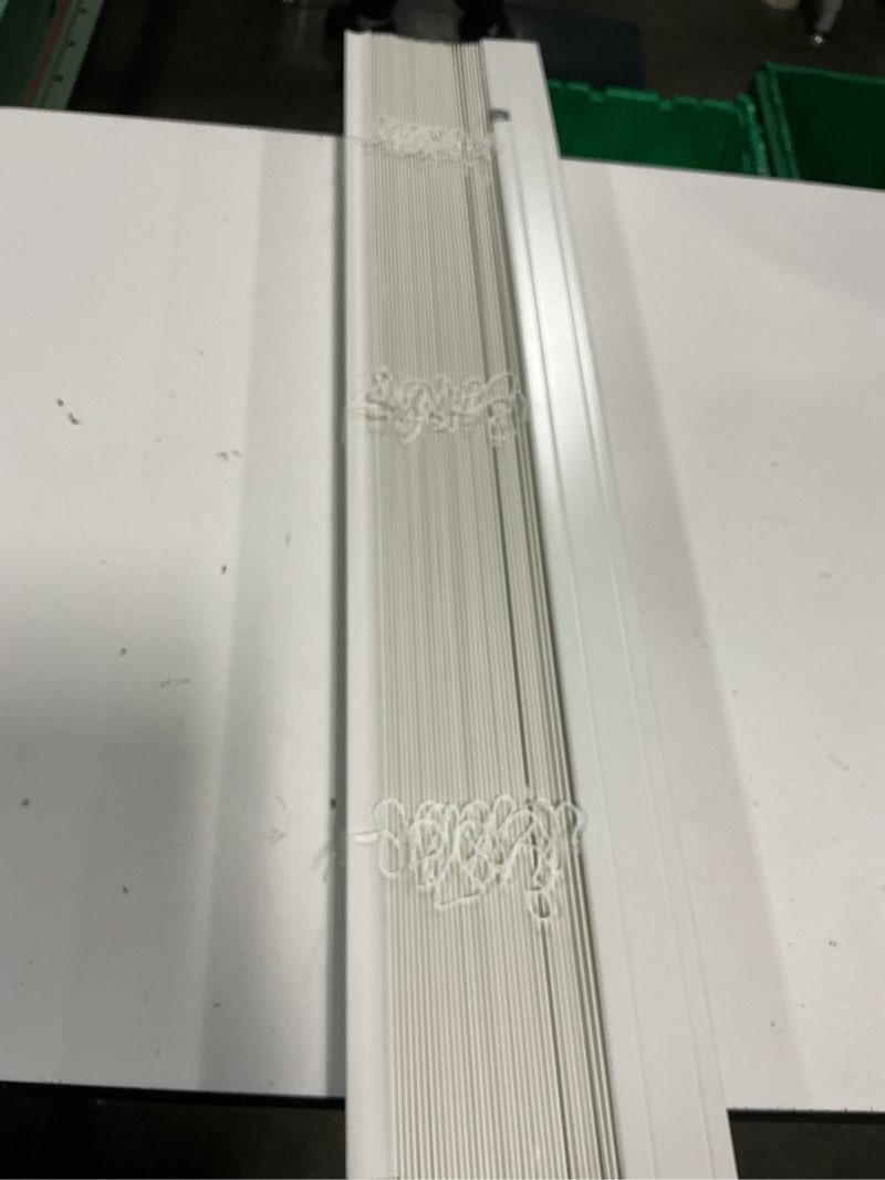 Condition photo showing As Is for 2” cordless blind white 34.5” w unknown length (missing part)