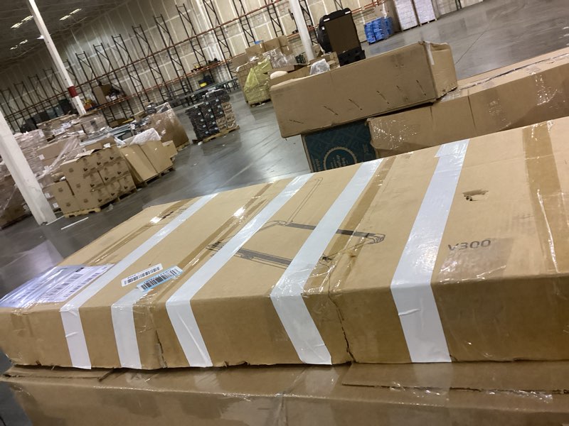 Condition photo showing As Is for Electric Treadmills for Home with Incline, Walking Pad Treadmill with Handle Bar, 0.6-7.6MPH Portable Small Treadmills with Handles for Home Small Spaces, 3.0HP Walking Pad with Incline and 350LBS Black-1