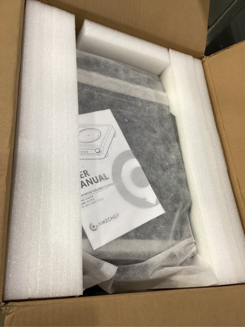 Condition photo showing New/Like New for Induction Cooktop, 1800W Commercial Induction Burner, 7.3” Heating Coil Professional Countertop Stove Burner, Hot Plate 3 Hours Timer, 18 Levels Temperature & Power