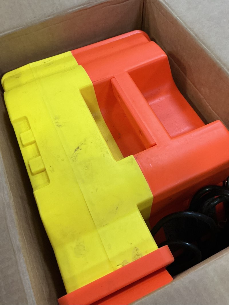 Condition photo showing As Is for inflatable bounce house blower,1400w-1600w,1.7 hp & 2 hp dual speed inflatable blower,powerful bounce house air blower fan for large inflatable bounce house, bouncy castle and slides