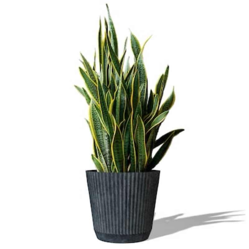 Style Selections Round 17.5-in W x 17.5-in L Gray Recycled plastic Indoor/Outdoor Planter