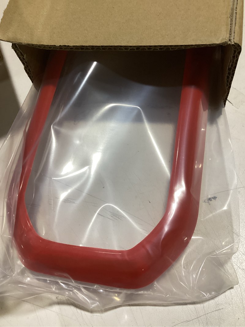 Condition photo showing Good Condition for rt-tcz for jeep jl gear shift cover red, 4wd shift knob trim panel for jeep wrangler jl jlu gladiator jt 2018-2024 red interior accessories 2pcs