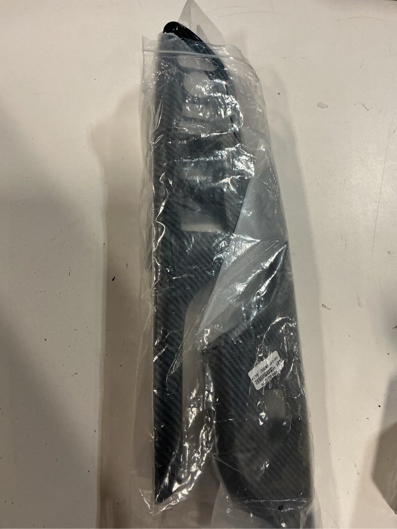 Condition photo showing Good Condition for ajhlj® 4pcs carbon fiber car window switch cover trim, black interior decoration for honda civic 10th gen 2016-2021, anti-scratch door armrest panel