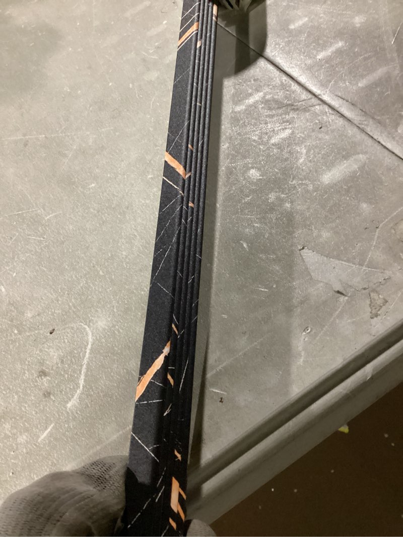 Condition photo showing Good Condition for OUZUGIE 8-Pack 57 Inches, WPC Slat Wall Panel Trim,Corner Guard for Low Grille (Black Marble) Panel Trim (Low)57" Panel Trim Black marble