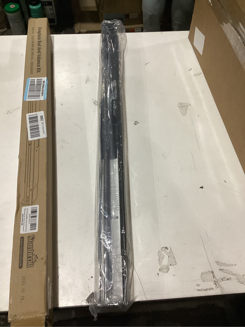 Condition photo showing New/Like New for Stanbroil Adjustable Rod and Valance Kit for Fireplace Mesh Screen Curtain