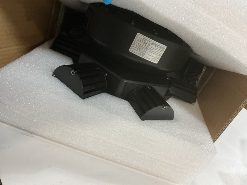 Condition photo showing Good Condition for Moving Head DJ Lights, 150W RGBW LED Moving Head Light with Mixed Lighting Effects, 6 Arms Party Lights Support DMX-512 & Sound Activated, Stage Lights for Party Disco KTV Wedding Club 6 Arm Party Light