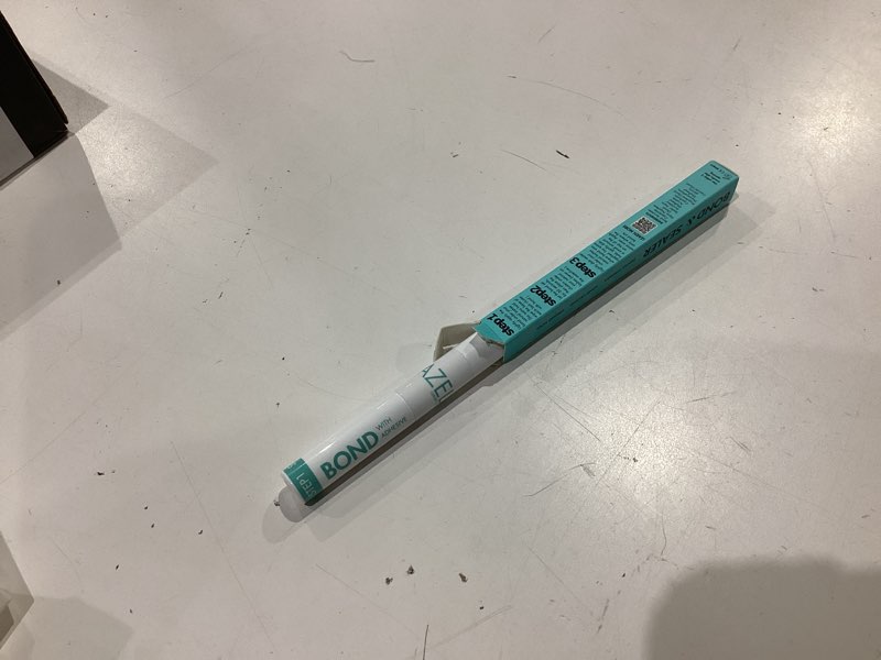 Condition photo showing Good Condition for gazelle 2in1 lash keeper cluster lash glue & sealer, fast-dry 100% clear lash adhesive with 360° slim precision brush, waterproof & sweat-resistant, 7–10 day hold, latex-free gentle for sensitive eyes