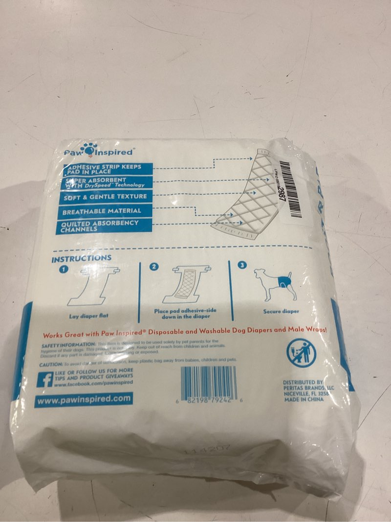 Condition photo showing New/Like New for paw inspired disposable booster pads