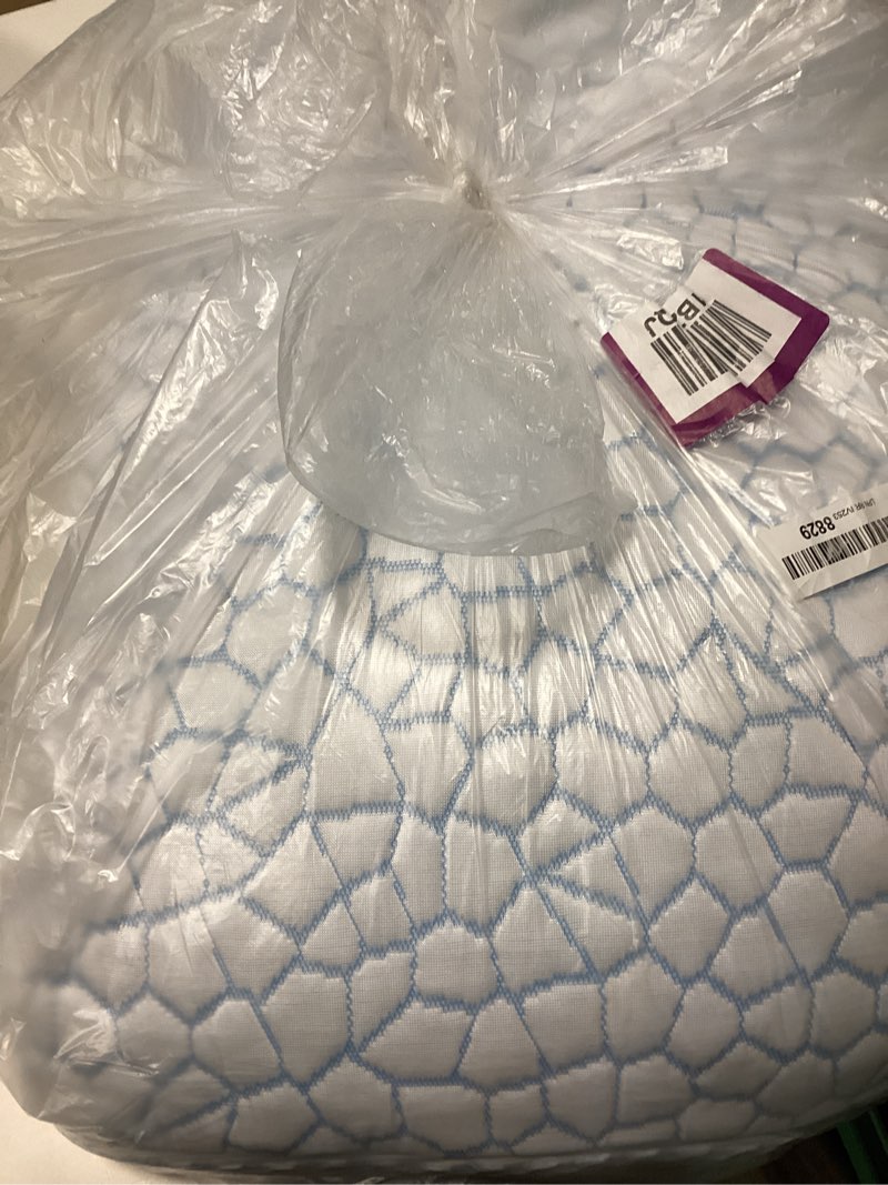 Condition photo showing Good Condition for qutool enhanced cooling pillows queen size set of 1 ,certipur-us shredded memory foam pillows 1 pack for hot sleeper, adjustable bed pillow for side, back, stomach sleepers support yet soft, home gifts blue-ice plus queen(pack of 1)
