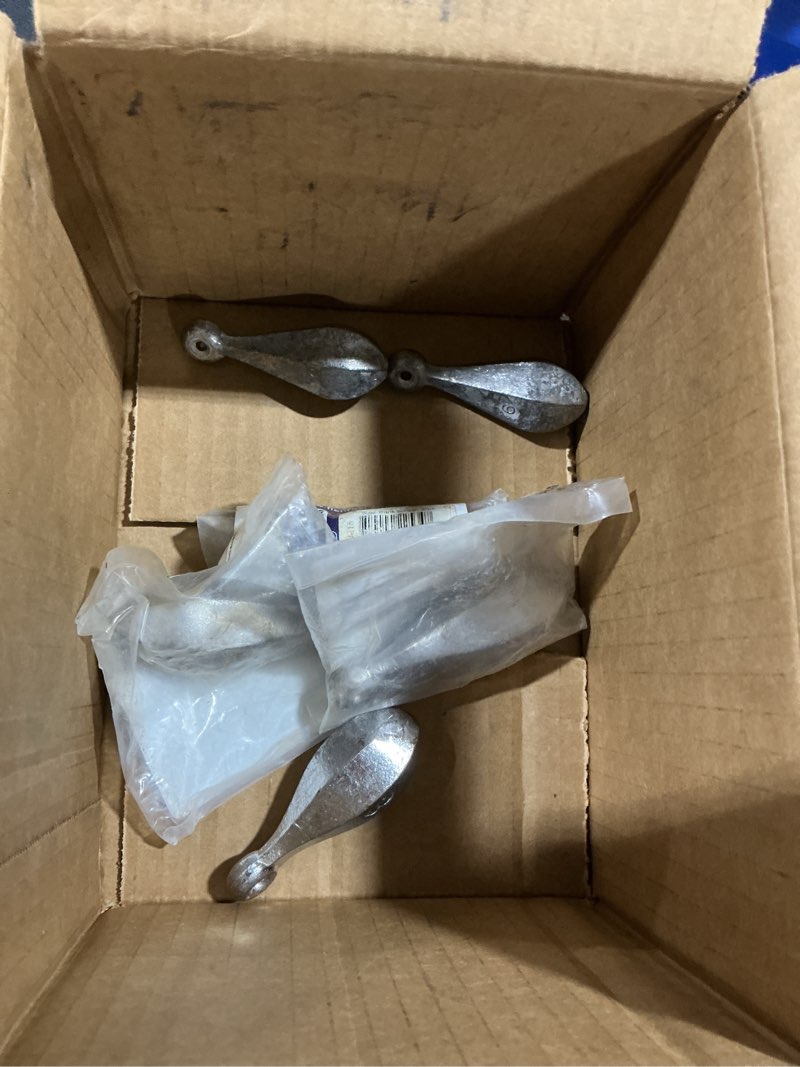 Condition photo showing Good Condition for bluewing bank sinker different weights 12oz 8oz 6oz box fishing weights sinkers saltwater bullet lead sinkers oz