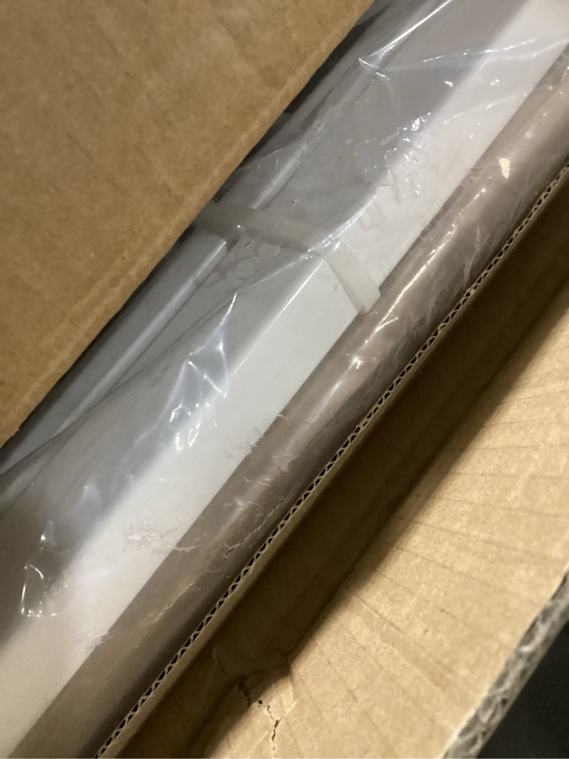 Condition photo showing Good Condition for dearbb extra wide baby gate ultra narrow spacing 30.11-77.36" pressure mounted double lock swing auto close walk through metal safety pet gate for stairs and house doorway kitchen white 53.74"-61.61"