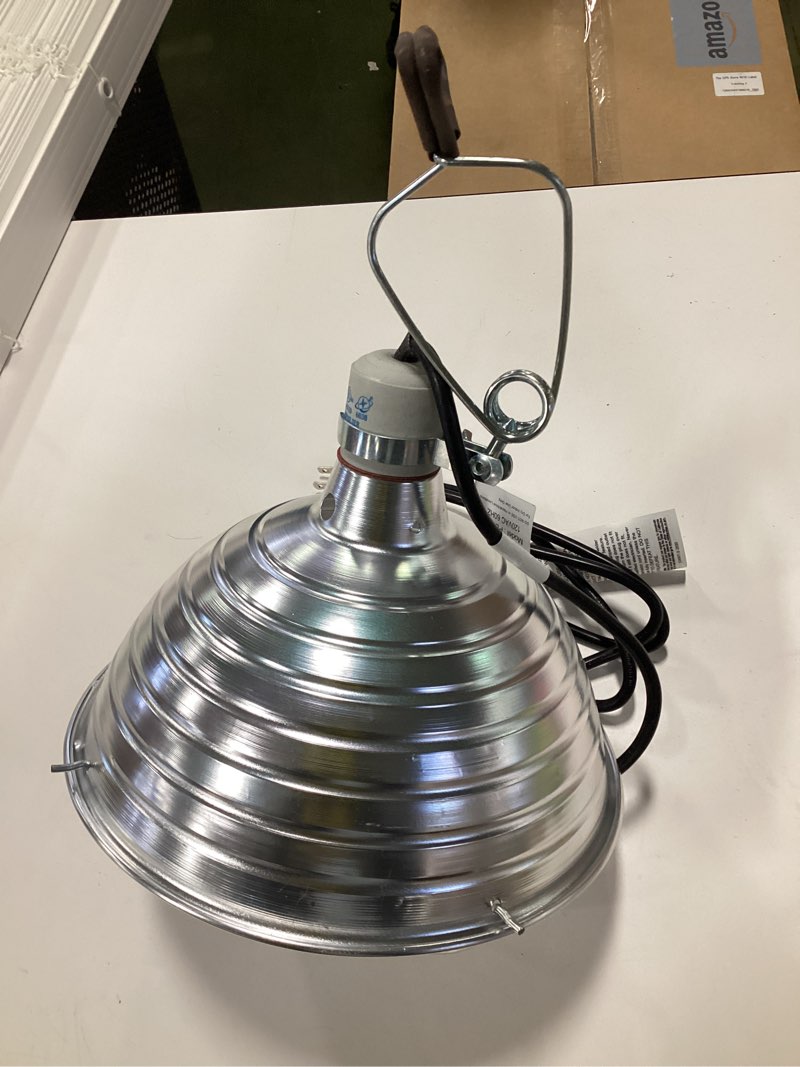 Condition photo showing As Is for Utilitech 1000 -Lumens Incandescent Plug-in Clamped Work Light