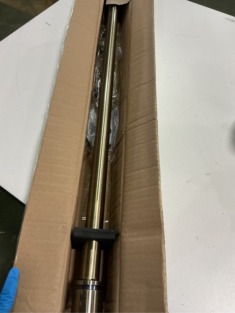 Condition photo showing Good Condition for 1 1/8 Inch Diameter Curtain Rods 36 to 72 Inches(3-6ft), Telescoping Heavy Duty Large Drapery Rod with Adjustable Aluminum Alloy Bracket, Solid End Caps for Windows Patio Decoration, Antique Bronze Antique Bronze 36"-72"