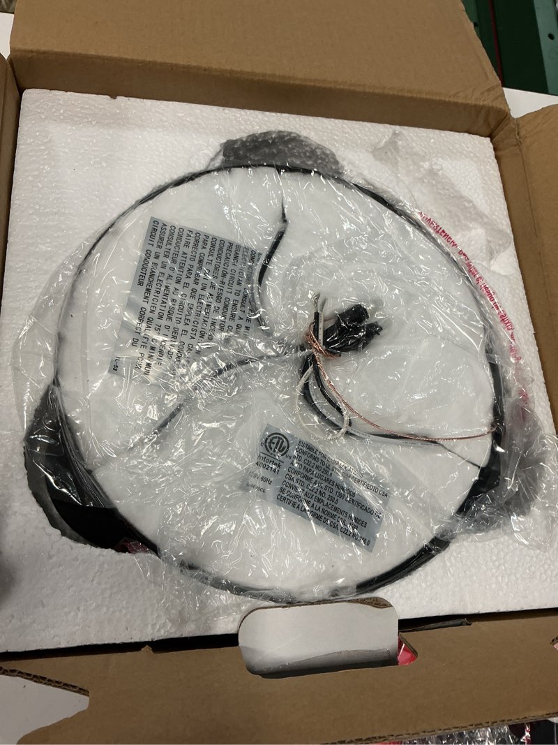 Condition photo showing Good Condition for quoizel renner 11.25-in matte black incandescent flush mount light