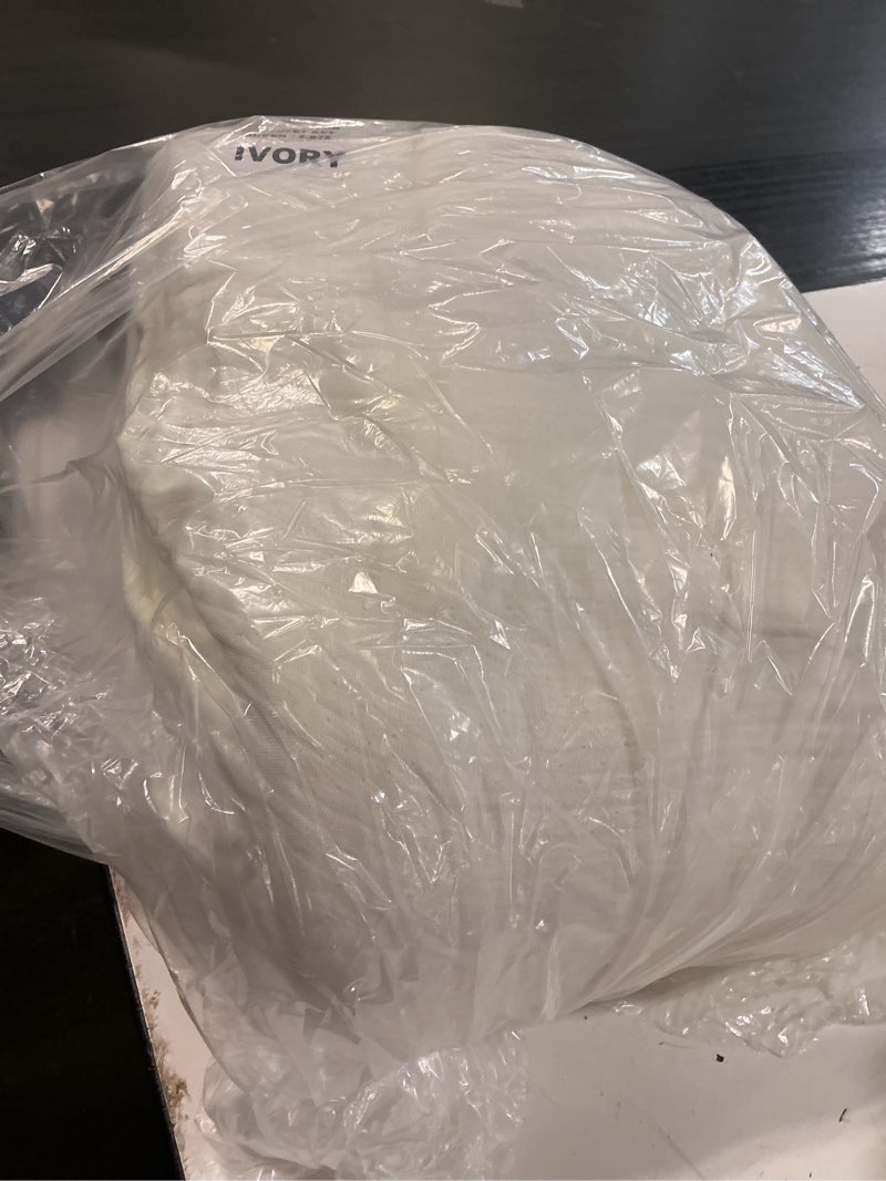 Condition photo showing Good Condition for organic ribbed cotton coverlet set, full/queen, ivory