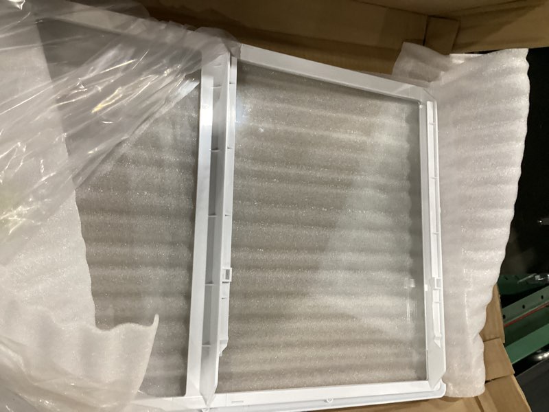 Condition photo showing Good Condition for 240358926 fridge safe spill shelf compatible with frigidaire kenmore, 240358908 240358925 refrigerator shelf replacement replace ap4527268 1613985 240358902 ps2581463 241730402 240358907 240358917