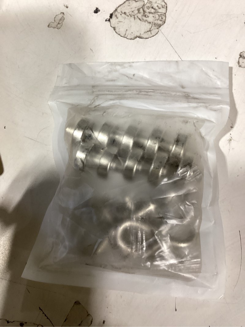 Condition photo showing New/Like New for neosmuk magnetic hooks, heavy duty 30lb+ strong magnet hook for cruise cabins, cruise ship essentials for hanging, metal wall refrigerator hangers (silver white, 10 pack) 0.67 inches silver