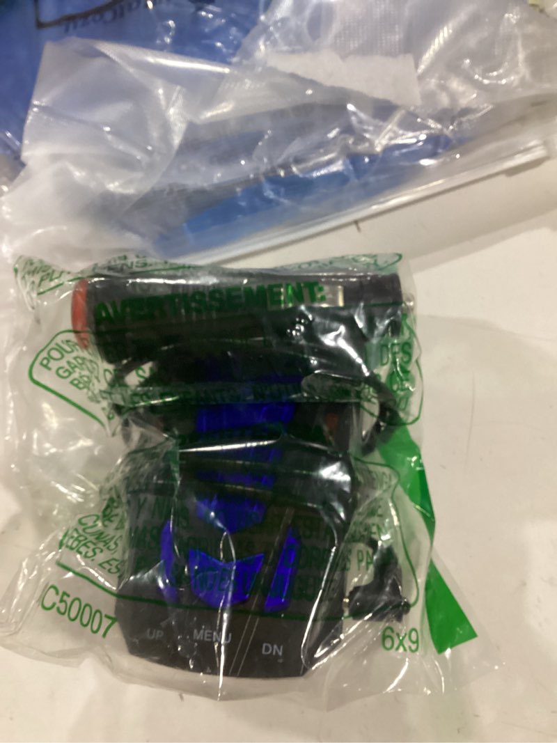 Condition photo showing As Is for new driving aids laser/radarr-detectors for cars - long range detection, mute memory, city/highway mode, led display, false alert filtering vg-2 immunity, ideal gifts (blue)