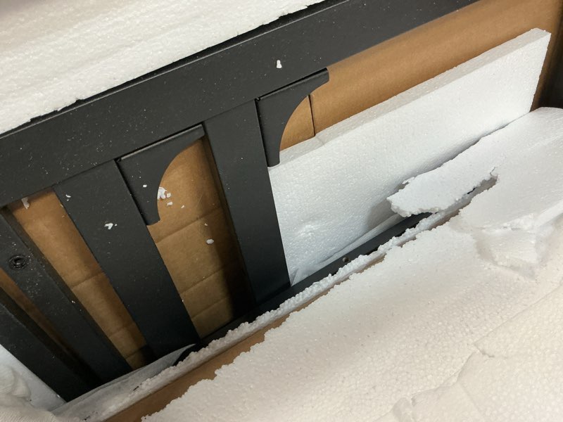 Condition photo showing Good Condition for Coleshome 71 Inch Computer Desk with USB Ports, Large Office Desk, Long Study Student Writing Desk, Black 71 Inches Black