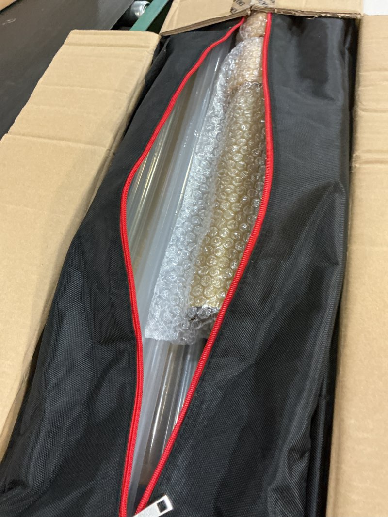 Condition photo showing New/Like New for emart pipe and drape backdrop stand kit, 8.9ftx10ft heavy duty adjustable photo background, metal frame with flat base for wedding, birthday party, banquet decorations - gold 8.9x10ft gold