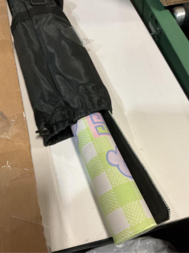 Condition photo showing Good Condition for Pink Mahjong Mat 31.5” x 31.5” for Table, Waterproof Fabric Surface with Non-Slip Rubber Base, Double Packaged Tube & Bag