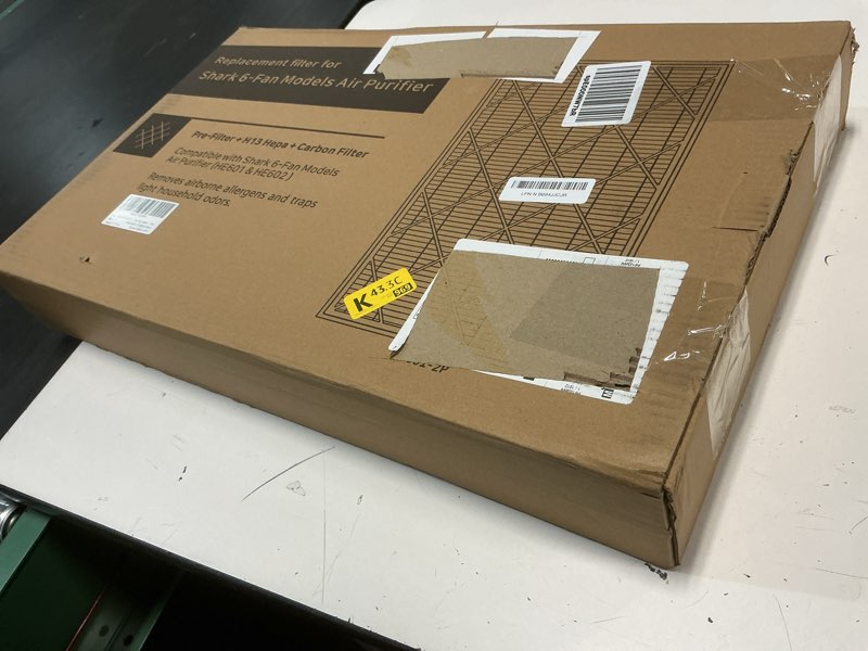 Condition photo showing New/Like New for he601 true hepa replacement filter compatible with shark air purifier 6 fan model he601 he602 3-in-1 he6fkpet h13 true hepa for shark he601 air purifiers