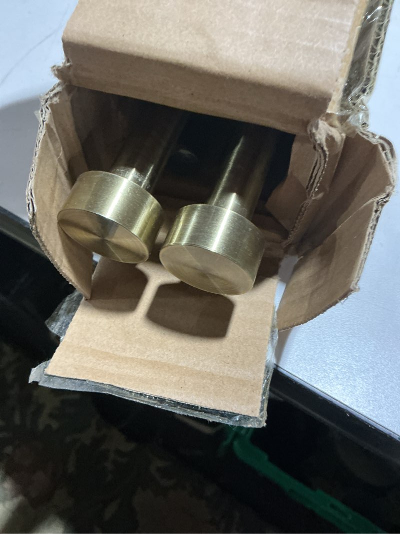 Condition photo showing Good Condition for 2-Pack Curtain Rod for Windows 72-144",Adjustable Window Curtain Rods with Premium Aluminum End Cap Finials and Full Surround Brackets,3/4"(0.062Feet) Diameter,Antique Bronze Drapery Rods for Curtains 72-144" Antique Bronze