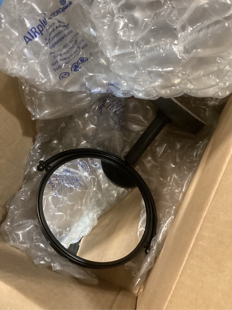 Condition photo showing Good Condition for Allied Brass DM-4G/4X 8 Inch Vanity Top 4X Magnification Make-Up Mirror, Matte Black