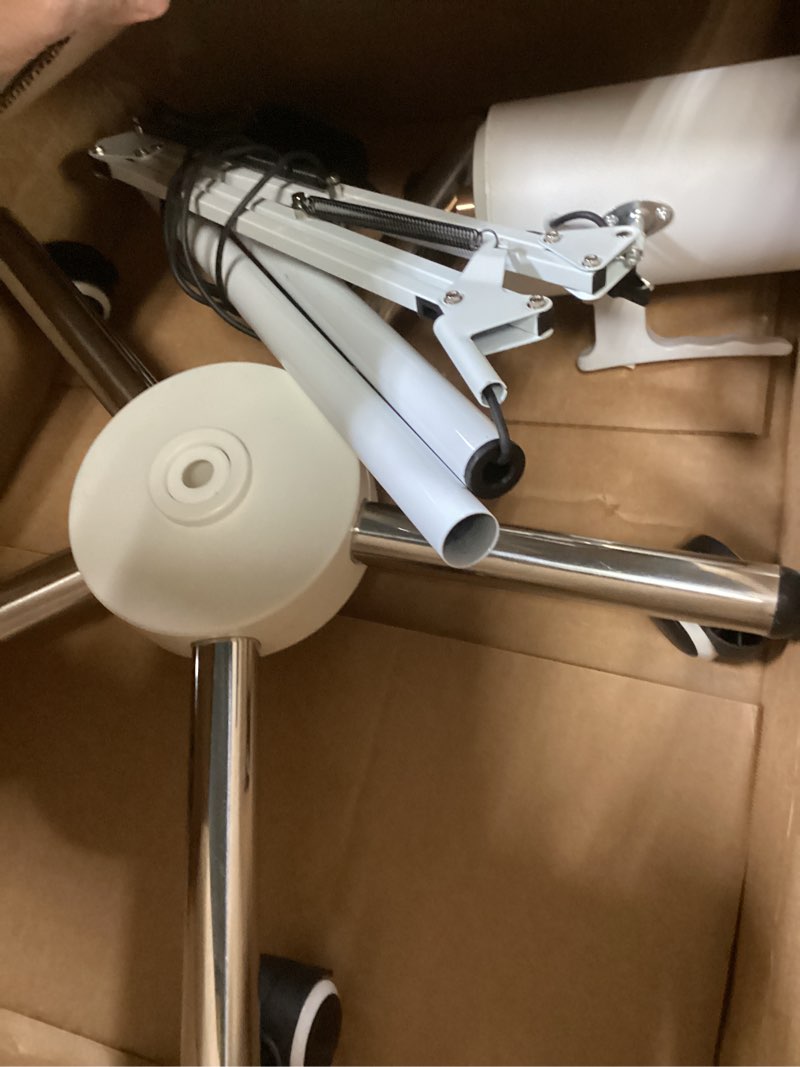 Condition photo showing As Is for Exam Lamp - 18W Medical Exam Light with Mobile Stainless Steel Base, Surgical Shadowless Lamp with Spring Arm