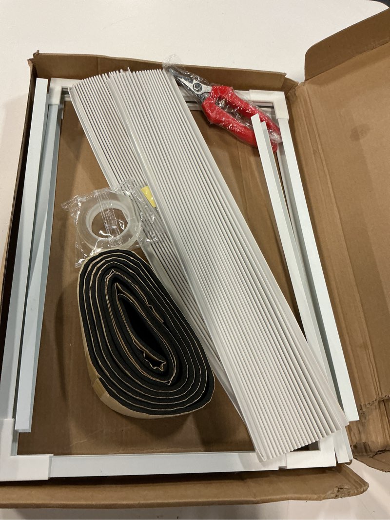 Condition photo showing Good Condition for air jade window air conditioner side panels with frame, adjustable ac side panels for most 5,000 to 14,000 btu window ac units, extra wide window air conditioner panels and frame kit, pack of 2 small - fit 5,000 to 14,000 btu