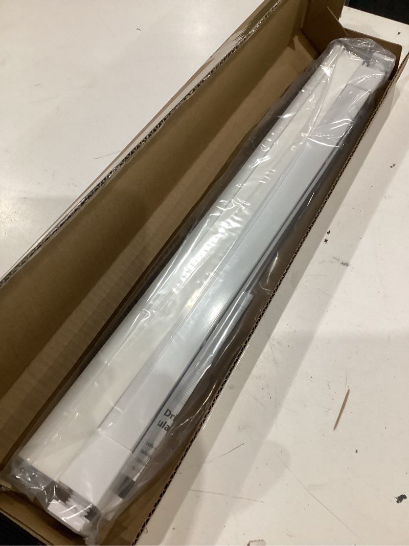 Condition photo showing As Is for lazblinds cordless cellular shades, no tools no drill light filtering honeycomb shades pleated blinds for windows, 22.5'' w x 48'' h, white light filtering-white 22 1/2'' w x 48'' h