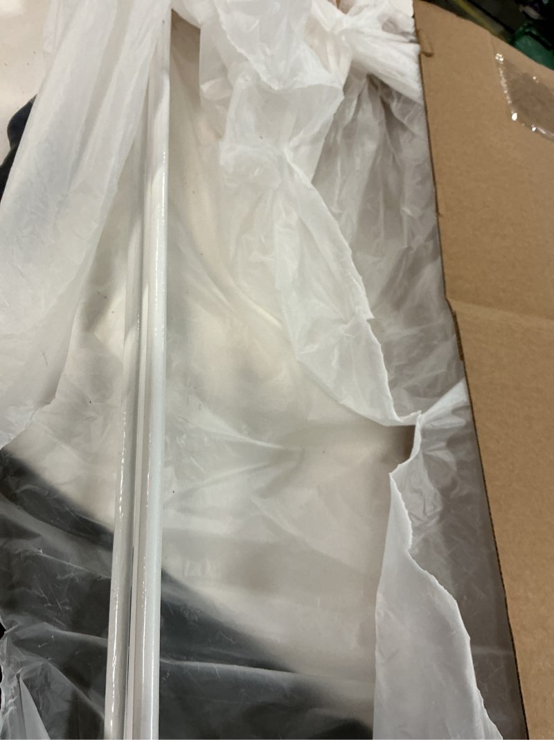 Condition photo showing As Is for Household Essentials 5001 Collapsible Folding Wooden Clothes Drying Rack For Laundry | Pre Assembled Natural/White Birch