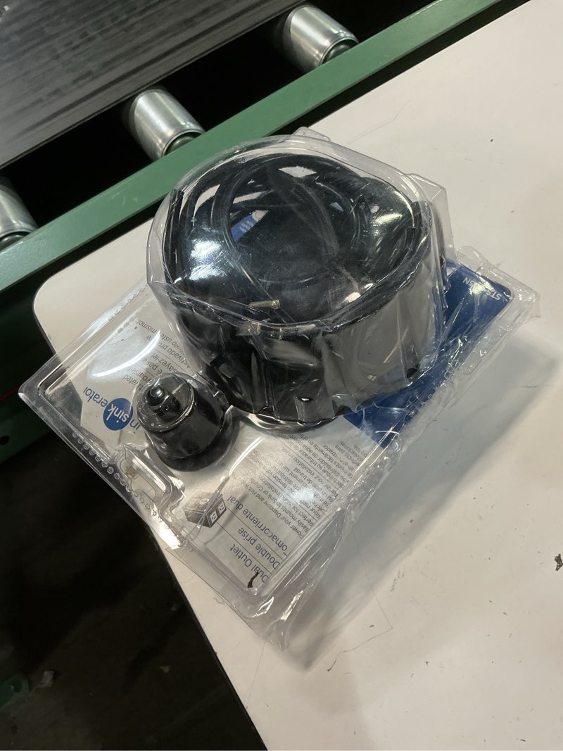 Condition photo showing As Is for insinkerator garbage disposal sink top switch plastic