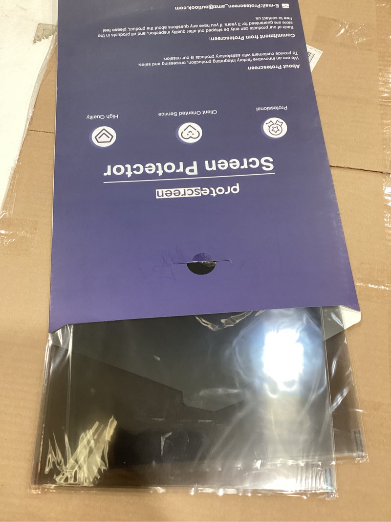 Condition photo showing As Is for [2-Pack] 21.5 Inch Computer Privacy Screen Filter for 16:9 Widescreen Monitor, Removable Eye Protection Anti Glare Blue Light Filter Privacy Shield, Anti Scratch Anti Spy Screen Protector Film 21.5 In