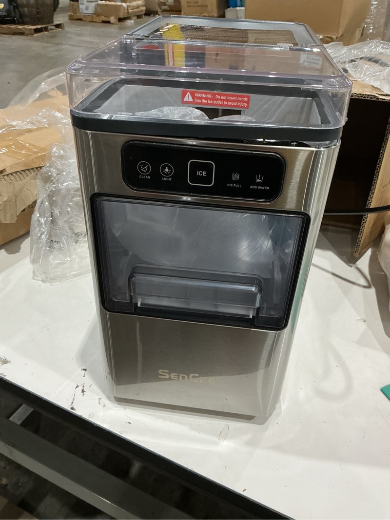 Condition photo showing Good Condition for sencre nugget ice maker 40lbs/day, countertop ice maker soft chewable ice