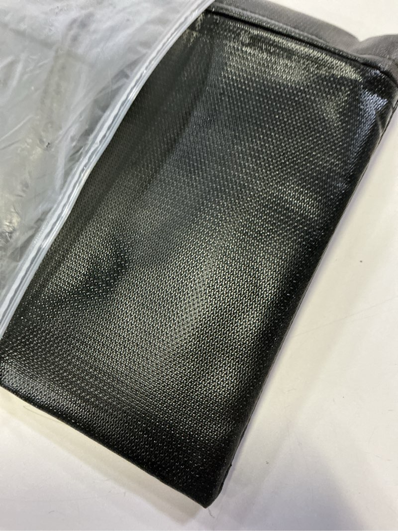 Condition photo showing As Is for Fireproof Document Bag Set with Lock, 2 Pcs Money Box for Cash & Passport, 6200°F Fire Proof Bag for Documents 14"x9.8" & 10.6" x 6.7", Fireproof Document Safe, Waterproof Money Bags Pouch with Zipper