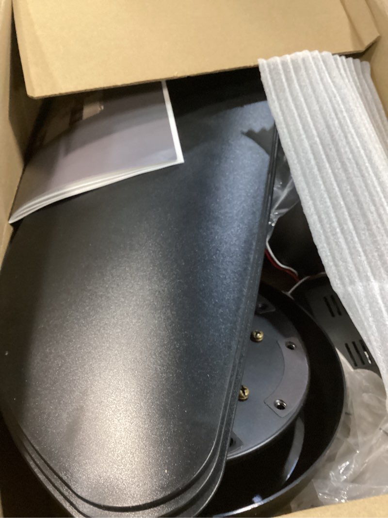Condition photo showing Good Condition for phorus 42" black low profile ceiling fans with lights and remote,small flush mount ceiling fans with quiet reversible dc motor, dimmable 3 cct 42 inch black