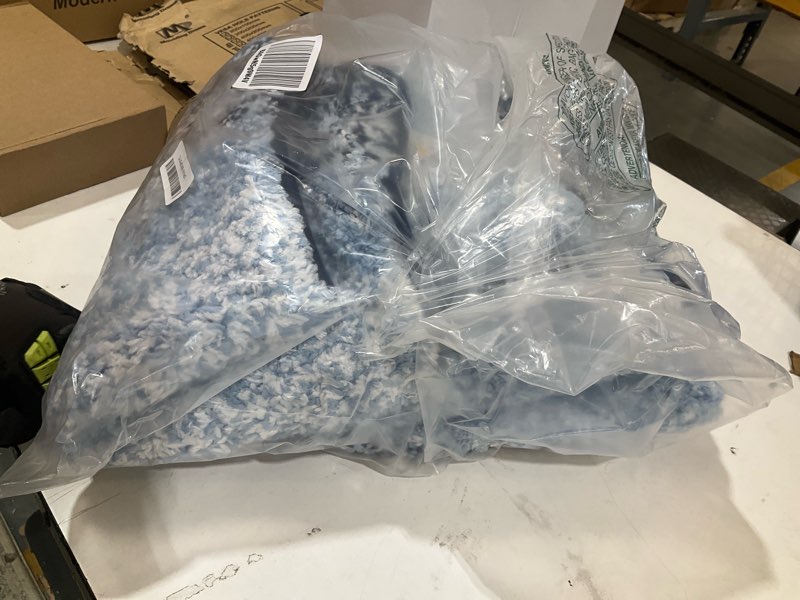 Condition photo showing Good Condition for olanly bathroom rugs sets 3 piece, soft absorbent microfiber bath mats and u-shaped contour toilet rug, non-slip, home decor accessories, plush shaggy bath mat set for bathroom, dark blue 47" x 20" + 24" x 16" + 24" x 20" dark blue