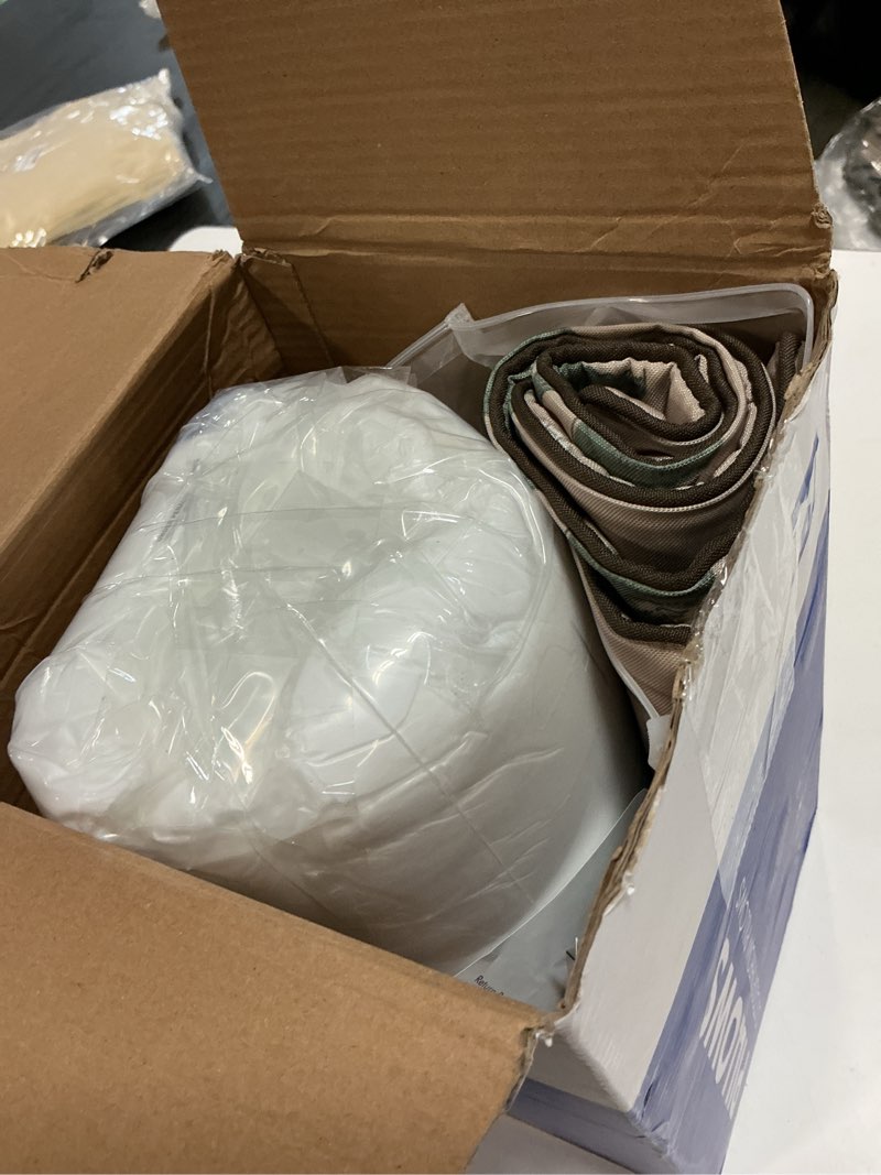 Condition photo showing Good Condition for miulee decorative floral outdoor lumbar pillow covers with inserts set of 2 12x20,waterproof vintage fade resistant patio throw pillows with piping for spring summer garden couch sofa,brown brown 20" x 12" (pack of 2)