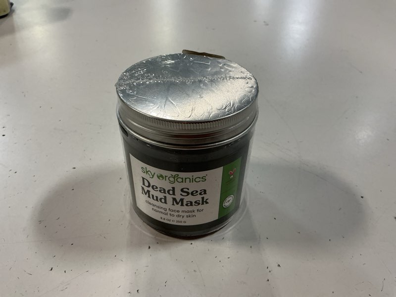 Condition photo showing New/Like New for sky organics dead sea mud mask for face to detoxify  cleanse & soothe  8 fl. oz